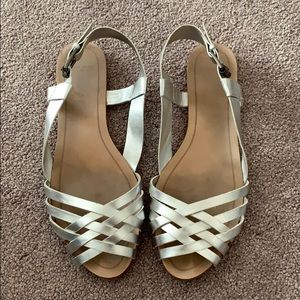 Zara Crisscross Slingback Sandals